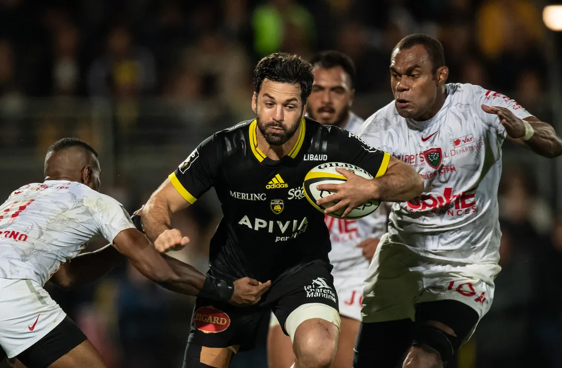 Le rugbyman rochelais Kévin Gourdon.